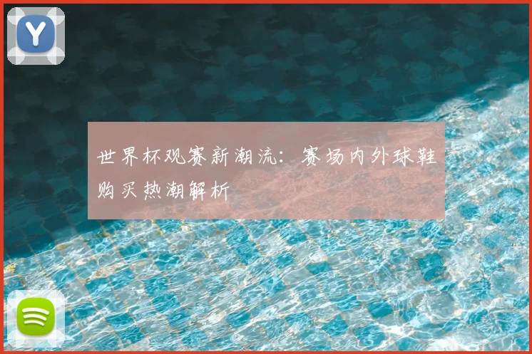 世界杯观赛新潮流：赛场内外球鞋购买热潮解析